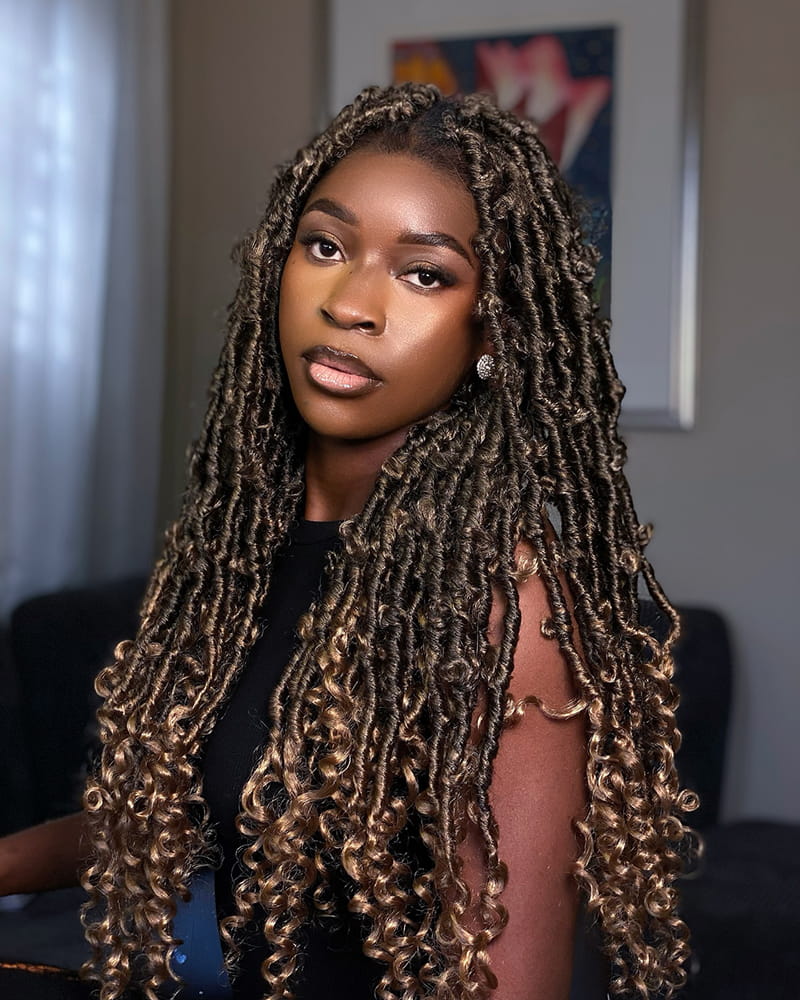 Butterfly Locs Ideas for African American Women