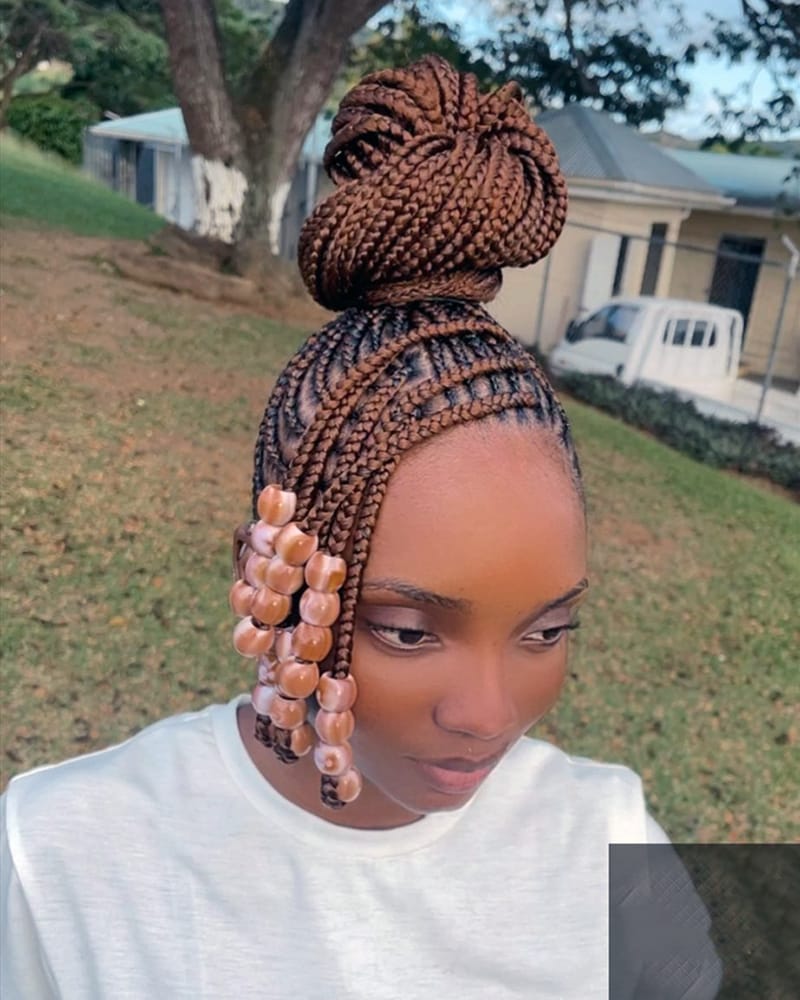 Cornrow Updo