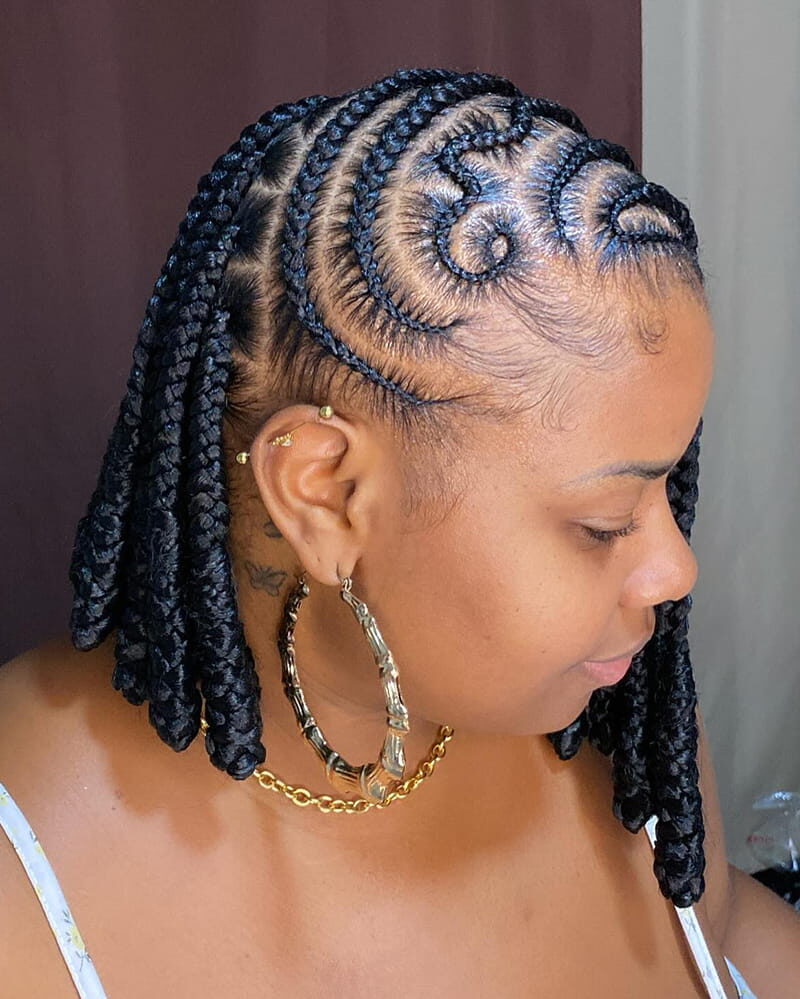 Fulani Braids Hairstyles for Black Women