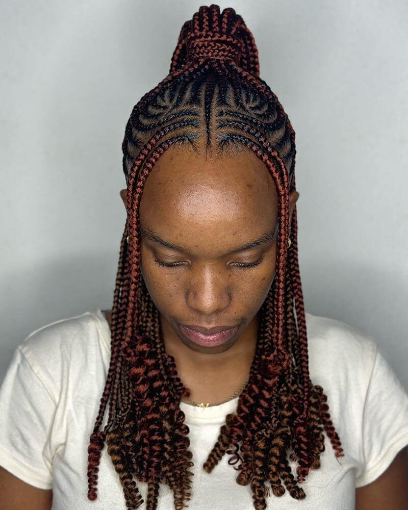 Fulani Braids Hairstyles for Black Women