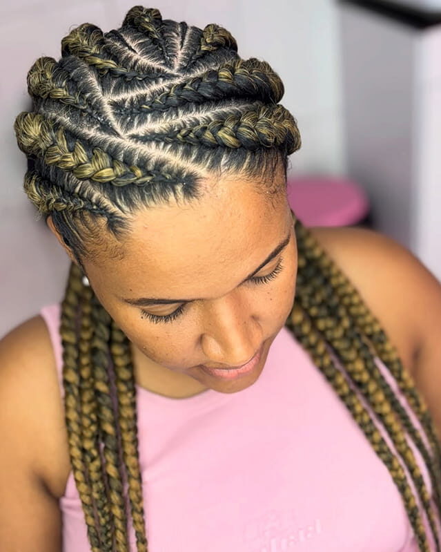 Ghana Braid Styles for Ebony Women