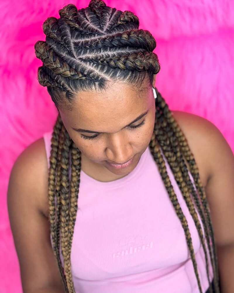 Ghana Braid Styles for Ebony Women