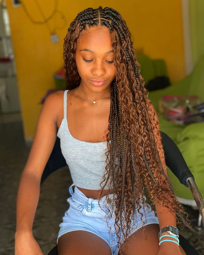 Protective Goddess Braids for Stylish Women