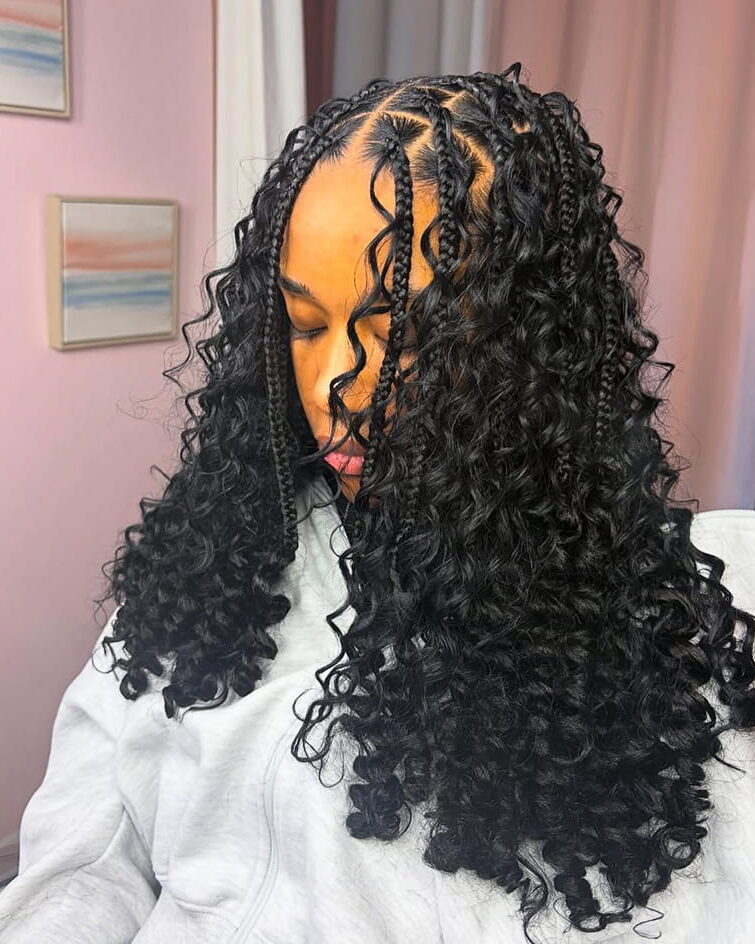 Protective Goddess Braids for Stylish Women