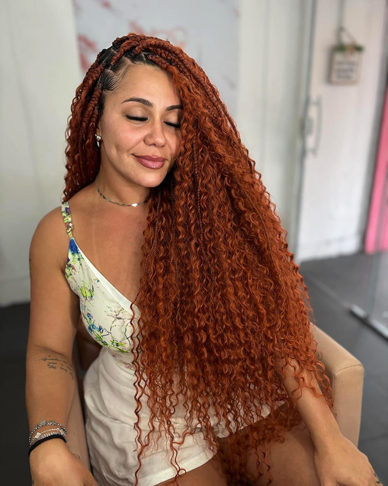 Protective Goddess Braids for Stylish Women