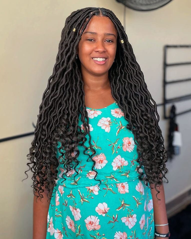 Goddess Faux Locs for African American Women
