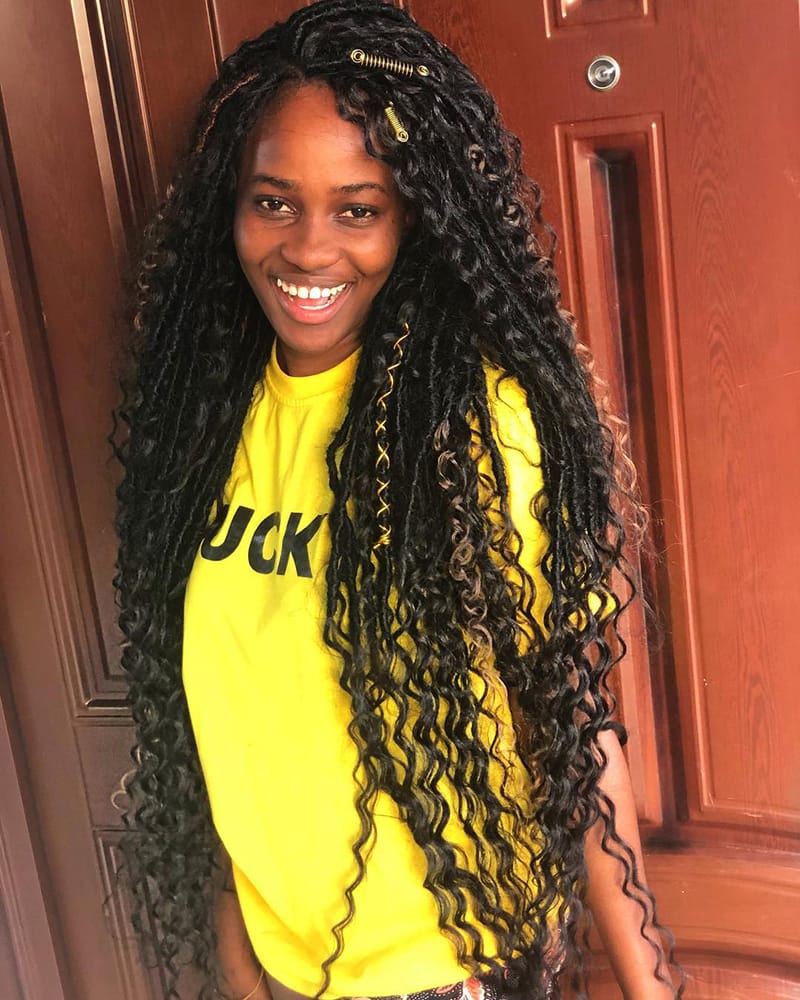 Goddess Faux Locs for African American Women