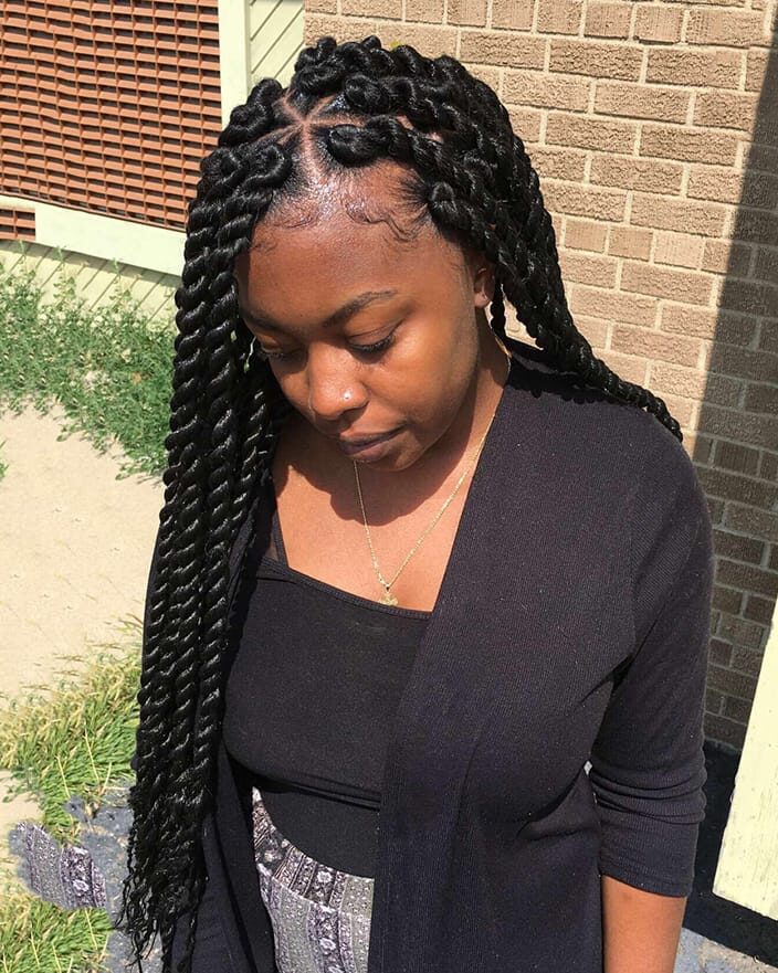 Protective Havana Twist Styles for African AMerican Women