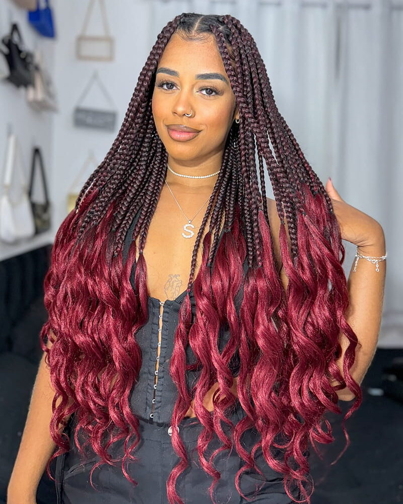 Jumbo Braids Style to Protect Your Natural Hair