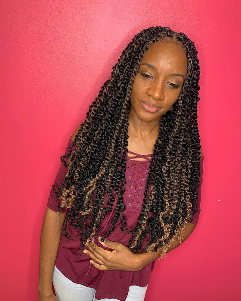 Passion Twist Styles for Black Women