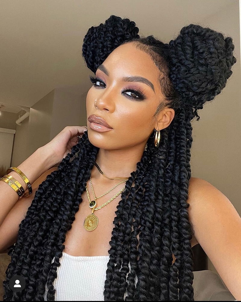 Passion Twist Styles for Black Women