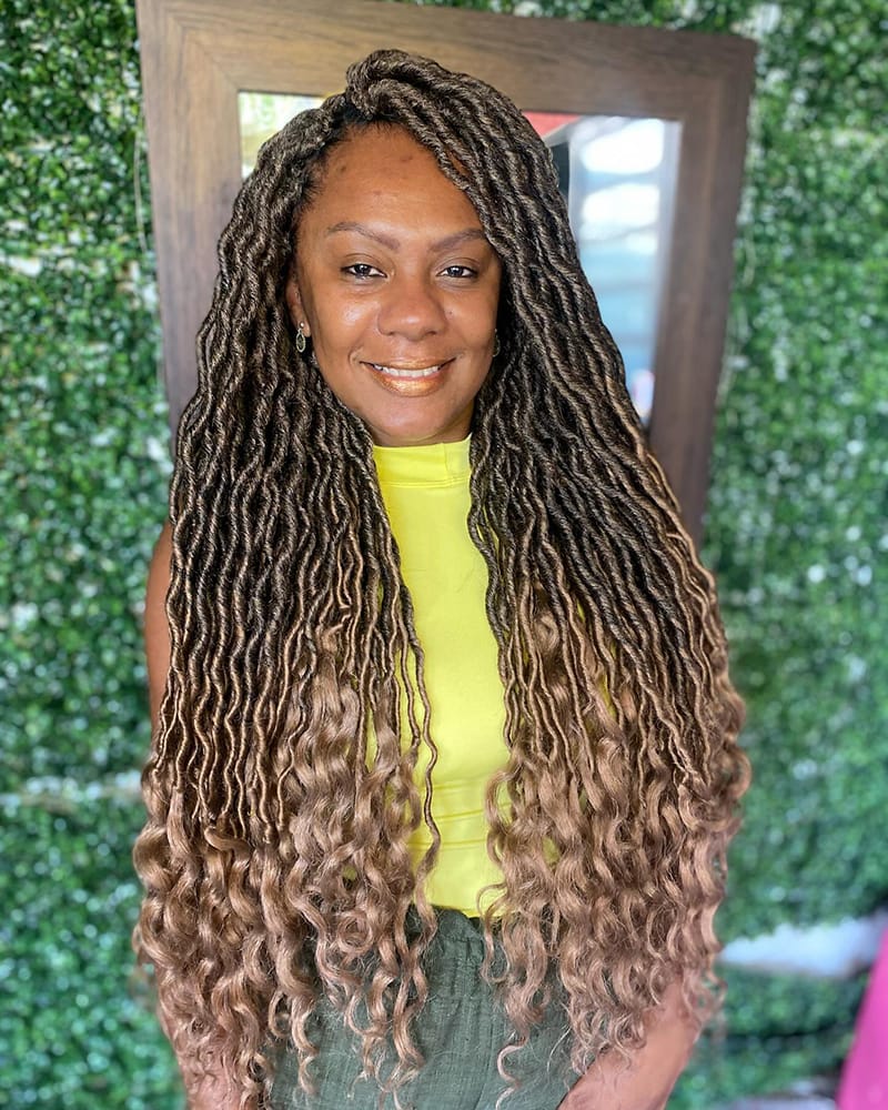 Protective Faux Locs