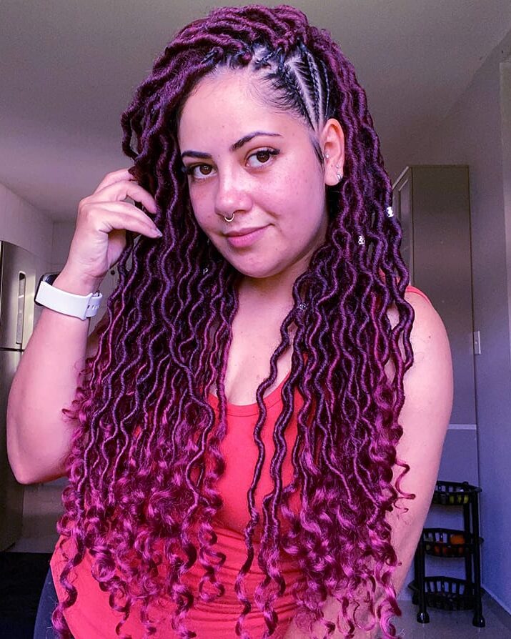 Protective Faux Locs