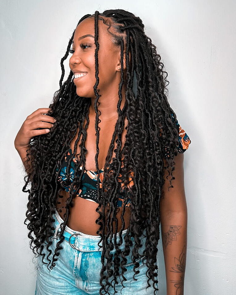 Protective Faux Locs
