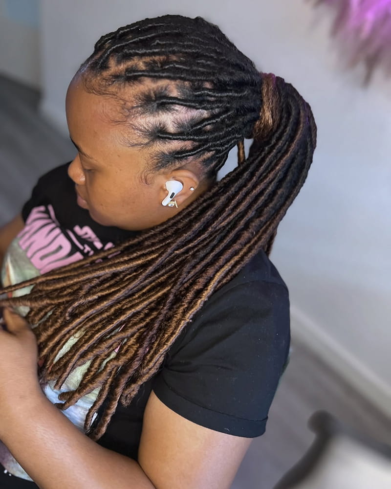 Protective Faux Locs