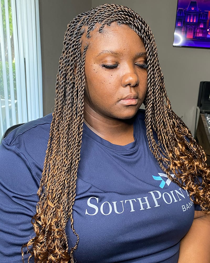 Protective Senegalese Twists for Black Women