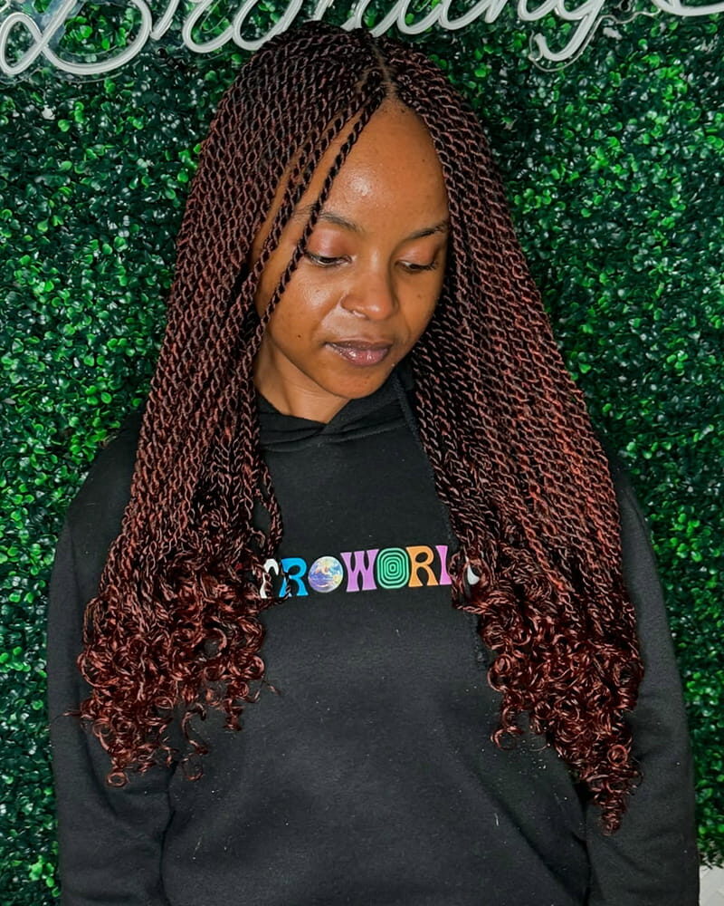 Protective Senegalese Twists for Black Women